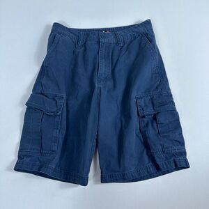 Vintage Y2K Quicksilver Cargo Shorts Mens 31 Blue‎ Utility Baggy Surf Skate 90s